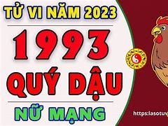 Tử Vi Quý Dậu 1993 Năm 2023